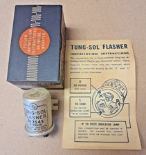 Tung-Sol Signal Flasher 183S4S 6 Volt 2 Prong NOS