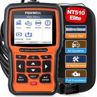 FOXWELL NT510 Auto OBD2 Scanner Diagnosegerät FehlerAuslesegerät KFZ Für Porsche