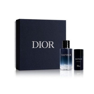 NEW Dior Beauty Cologne Sauvage EDT  Deodorant Stick Gift Set Box Spray