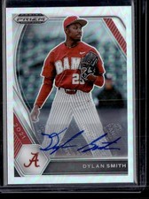 2021 Panini Prizm Draft Picks #PDP74 Dylan Smith Base Autographs Silver Prizm AU