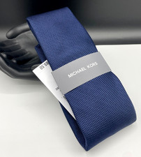 Michael Kors Men's Silk Blend Tie  Navy  Formal Texture  NEW MSRP: 69.50