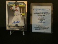 2026 AIVA ARQUETTE Bowman Chrome Prospects 1 Auto Variation Base NrMt-Mint