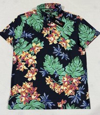 RLX Ralph Lauren Golf Polo Shirt Hawaiian Tropical Wicking Men  s Medium NWT 115