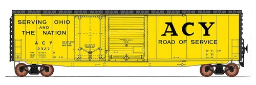 Intermountain HO 45633 - 2 PS-1 50' vagón de carga AC&Y (amarillo) | Zustand: New