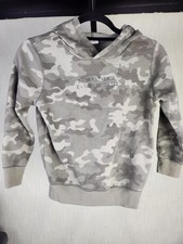 Camo Hoodie Gray Kids Size 8Longitude Latitude A10