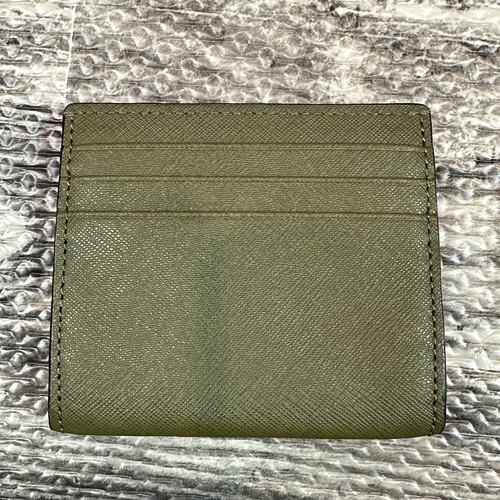 Henri Bendel New York Green Leather Coin Wallet and Card Holder - Picture 3 of 6