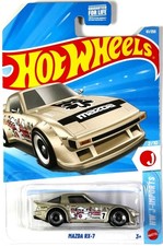 2026 HOT WHEELS J-IMPORTS #61 MAZDA RX-7 | METALFLAKE CHAMPAGNE | FSC