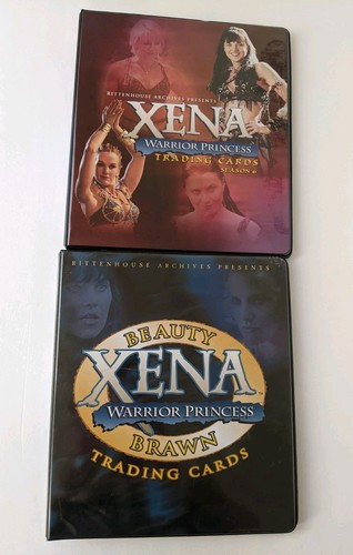 Xena Warrior Princess Seasons 6 Beauty Brawn Trading Cards Album Binder & Cards