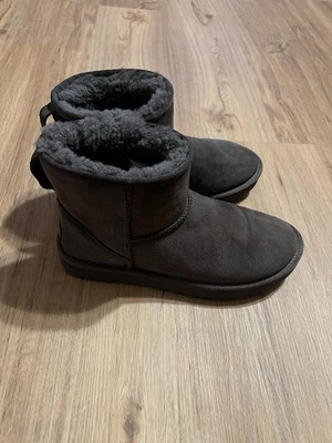 UGG Damen Classic Mini II Stiefel Grau Wildleder Boots EU 39