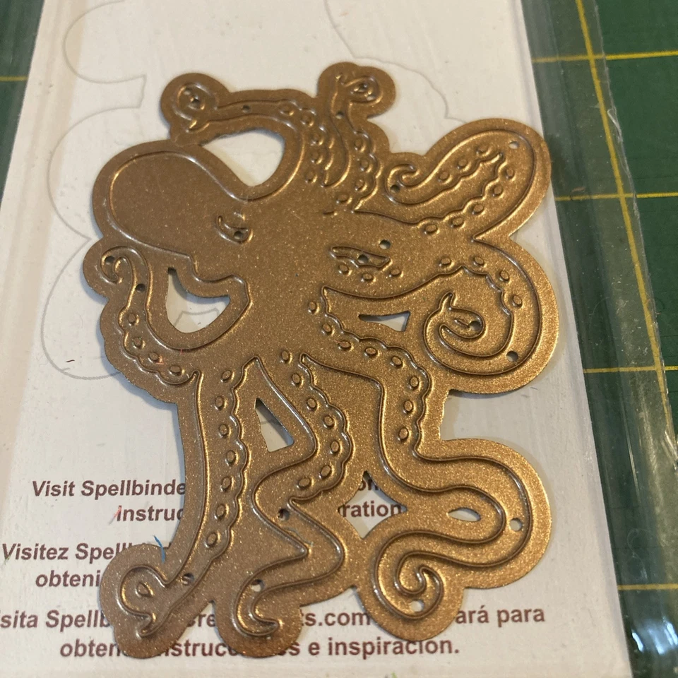 Pulpo Spellbinders Inspira Troquel de Corte Océano Tropical Playa Diseño IN-017 2013 Foto 3 de 3