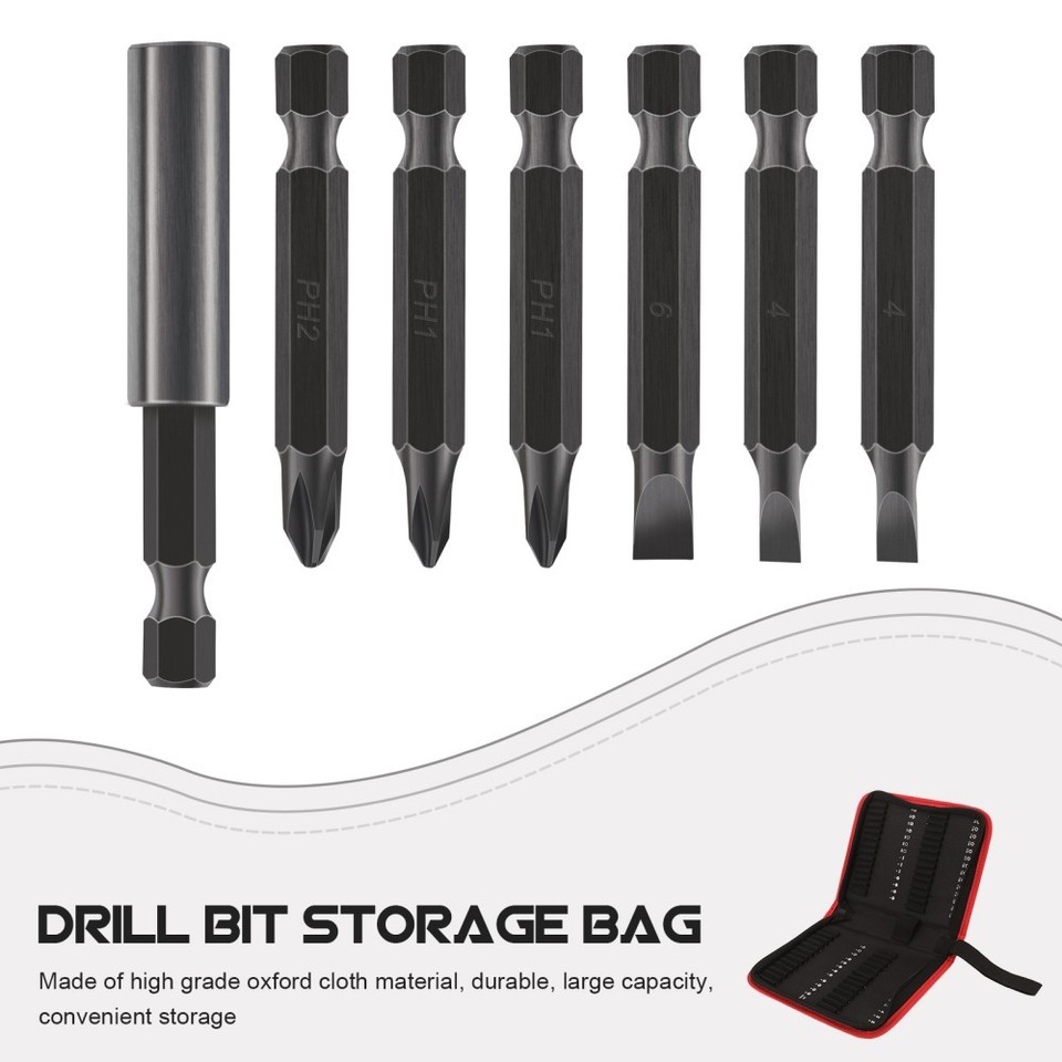 1 Piece Drill Bit Roll up Pouch Tool Bags Batch Storage Oxford Cloth ...