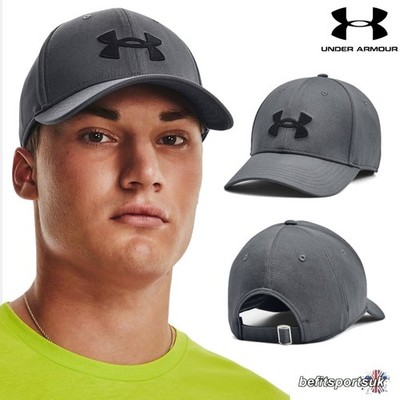 UNDER ARMOUR CAP GRAU Blitzing Low STRETCH ONE SIZE VERSTELLBARE MÜTZE