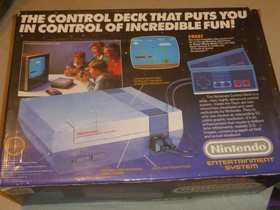 NINTENDO NES CONTROL DECK HOME CONSOLE GREY SYSTEM NES-001 ENTERTAINMENT SET