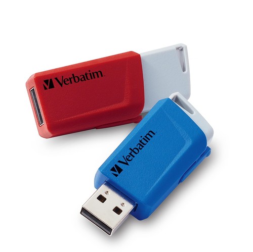 Verbatim Store 'n' Click USB-Stick 2x, USB 3.2 Gen 1, 32GB, Speicherstick mit Ve