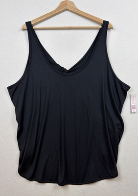 NWT Adore Me Women's Crossback Open Back Knit Tank Top 3X Sleeveless Stretchy