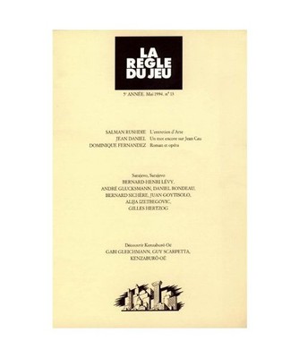 La règle du jeu n°13, Lévy, Bernard-Henri