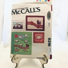 #6316 McCalls VINTAGE Baby Quilt WALLHANGING DECOR sewing pattern