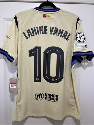 Lamine Yamal #10 Mens LARGE Nike FC Barcelona x Kobe Authentic UCL