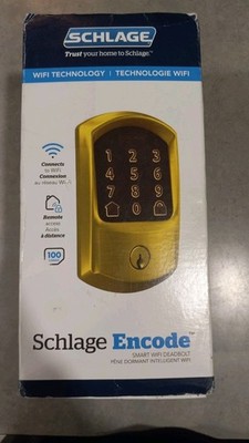 Schlage Encode Smart WiFi Deadbolt For PARTS *READ*