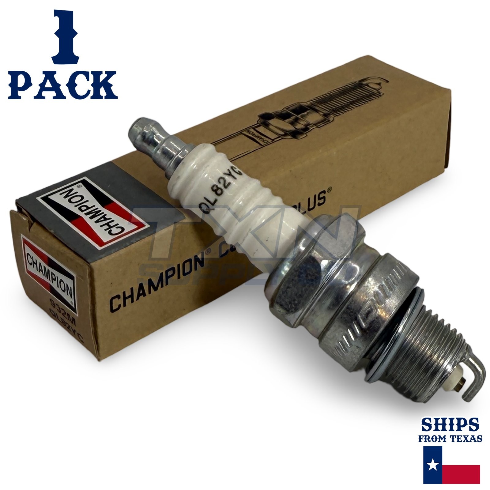 Champion 932M Copper Plus Spark Plugs QL82YC Marine - 1 Pack