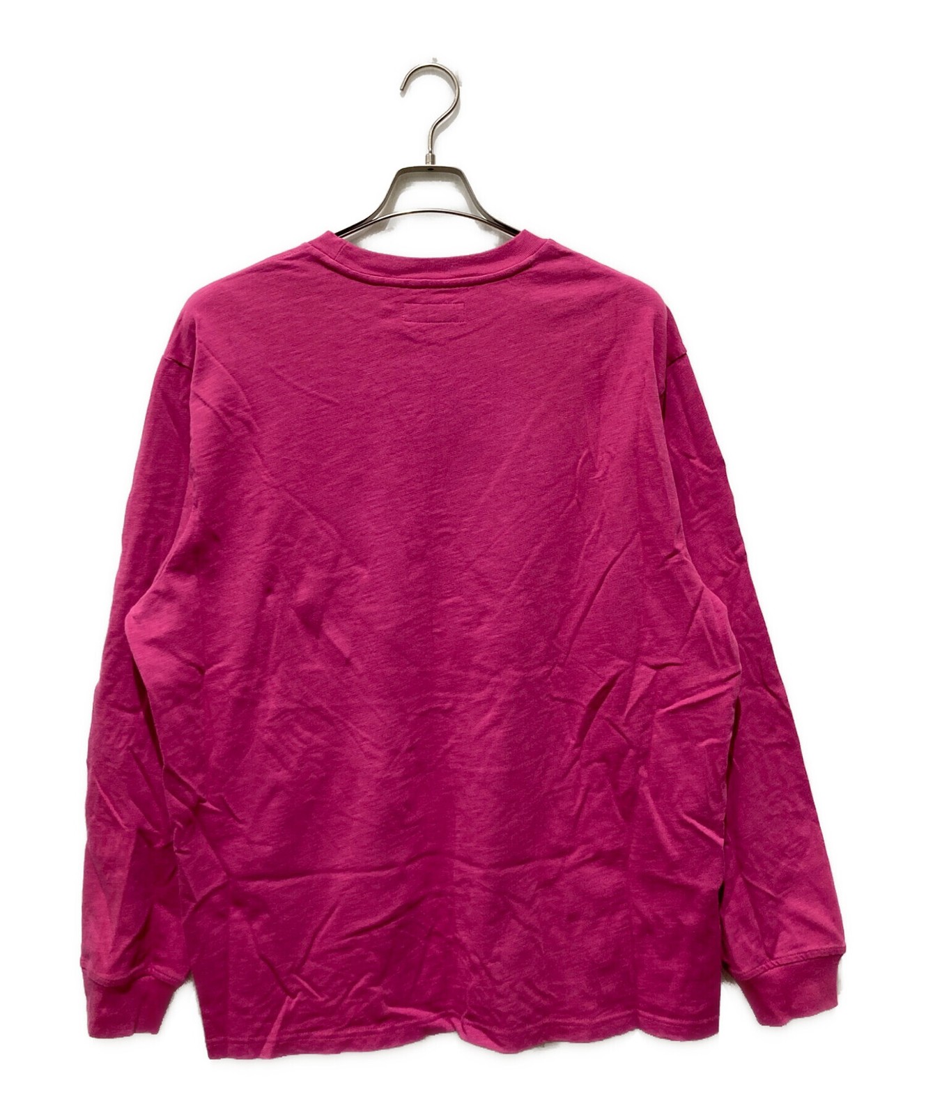 SUPREME 24AW Old English Long Sleeve Top Size: L Pink Men thumbnail 2