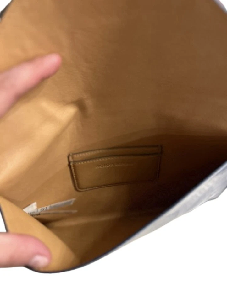 Cartera clutch pequeña Banana Republic en polvo azul charol nueva sin etiquetas Foto 4 de 4