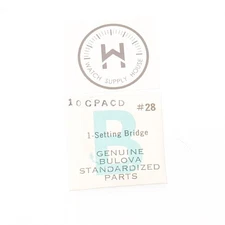 Bulova 10CPACD Watch Setting Lever Spring Set Bridge New Old Stock  (C19R1)