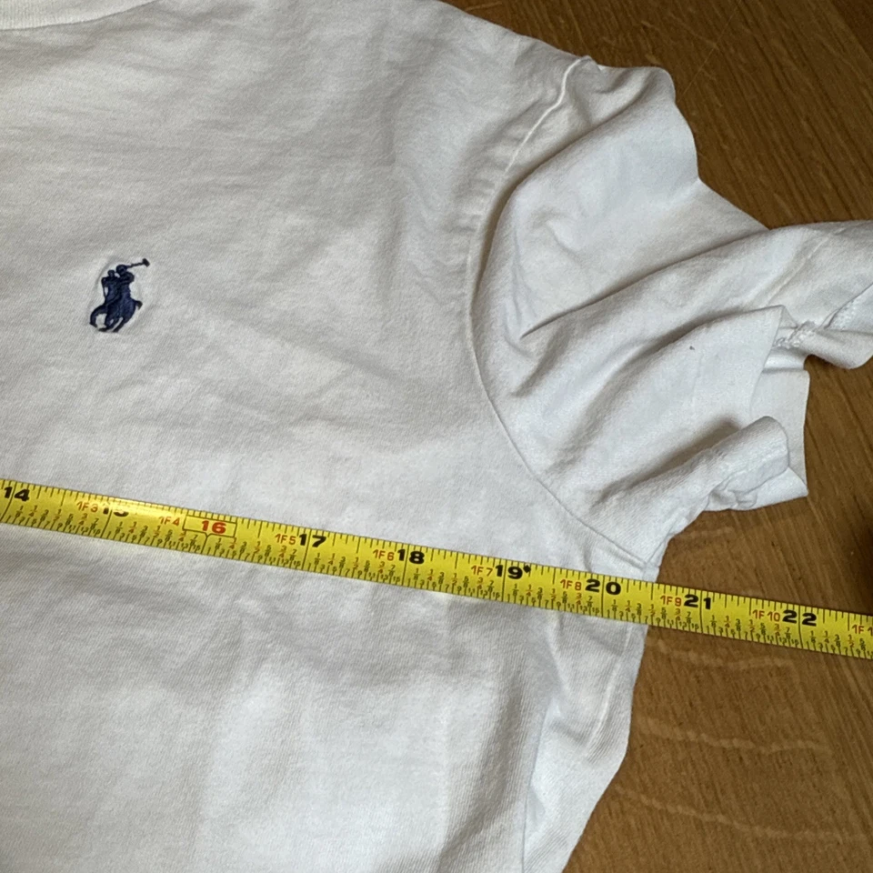 Camiseta 19A-Ralph Lauren Niños Off-White Talla Usada Talla Mediana Foto 3 de 4