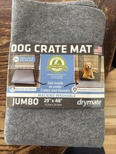 Dog Crate Mat Waterproof Absorbent Non-Slip Floor Protector Pad Machine Washable