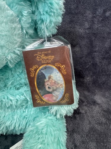 Disney World Hidden Mickey Pre- Duffy Plush Teddy Bear Teal Mint With Tag - Picture 2 of 8