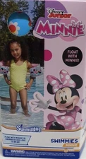 Swimways Disney Junior Minnie Floaties For Arms (Kids) 3-5 Years New/Sealed 