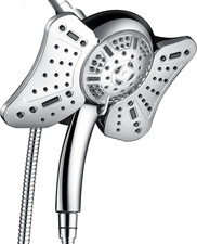 2.5GPM Shower Head with Handheld Spray Combo: 2 in 1 Rainfall Shower Heads High