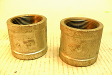 qty 2 - 1-1 /2 " Galvanized Coupling New NO Box