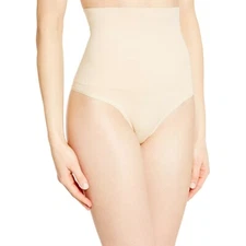 Maidenform 12554 Women's Slim-Waisters Hi-Waist Thong NEW!!