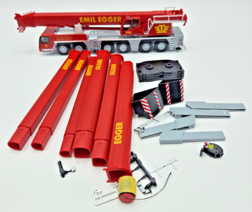 Liebherr Mobile Crane Ltm 1300-6.2 Red H0 1/87 Herpa 317429 - Photo 4 sur 9