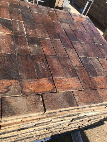 Reclaimed Victorian Period Oak Parquet Block Flooring - Warwick Reclamation - Picture 5 of 8