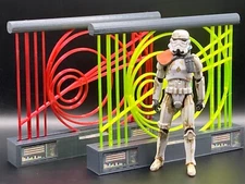 CUSTOM STAR WARS TACTICAL TABLE SCREEN COMPUTER for 3.75: FIGURE DIORAMA 1/18