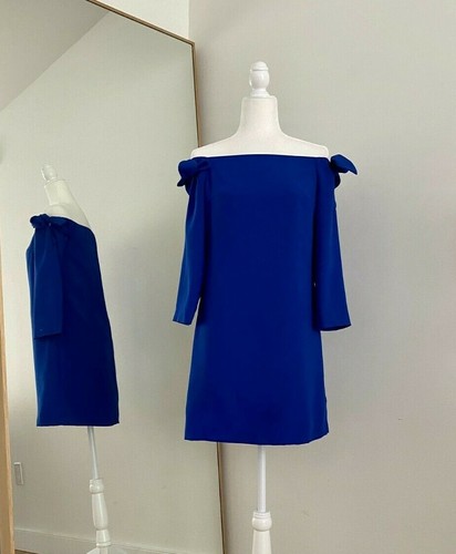 Club Monaco Solanga Off-the-shoulder Mini Dress - Picture 3 of 7