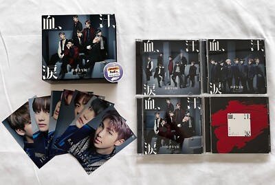 BTS Blood Sweat & Tears Official CD 4 Types Photos Box complete