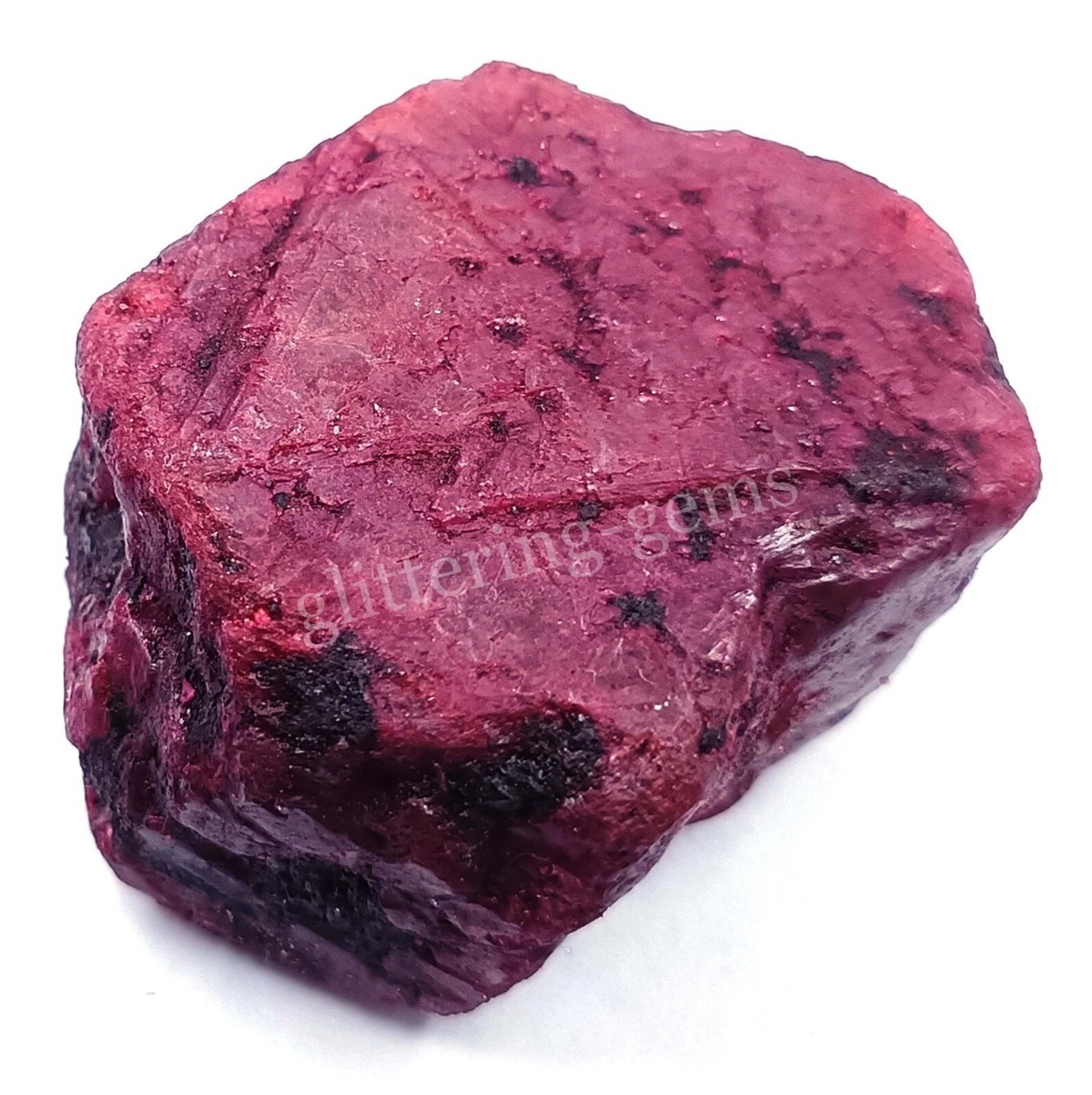 281.90 CT Natural Ruby Rough Chakri Raw Dyed IGL Certified Loose