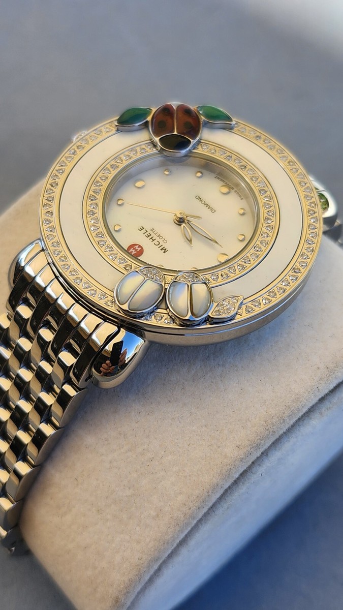 Michele Cloette Ladybug Watch "MINT" View 4