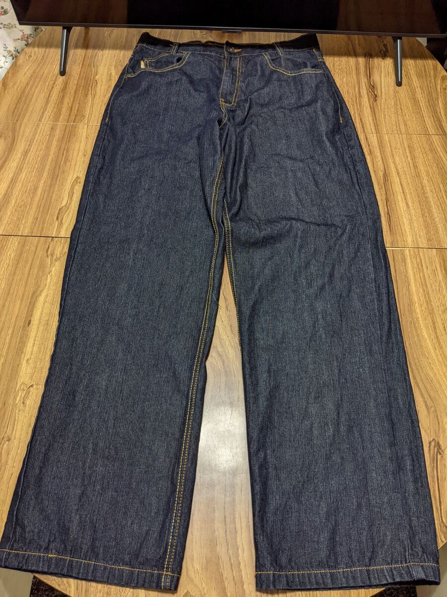 Vintage Mecca USA Men's Embroidered Jeans Blue Size 36x34 Vintage Mecca USA Men's Embroidered Jeans Blue Size 36x34