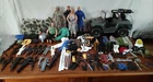 Huge lot 12" GI JOE 1992-93 Figures (7) Clothes Boots Helmets & Jeep