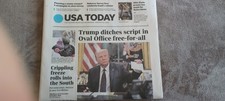 DONALD TRUMP IN ACTION-USA TODAY JANUARY 22 2...