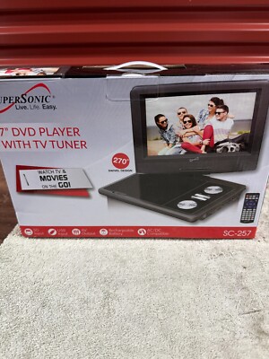 Supersonic SC-257A Portable DVD Player (7