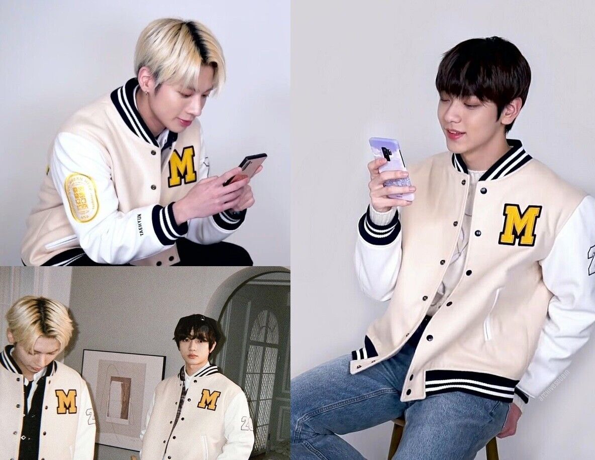 TXT 2021 Dream Week TXT MOA CAMPUS VARSITY JACKET ONE SIZE TXT 2021 Dream Week TXT MOA CAMPUS VARSITY JACKET ONE SIZE