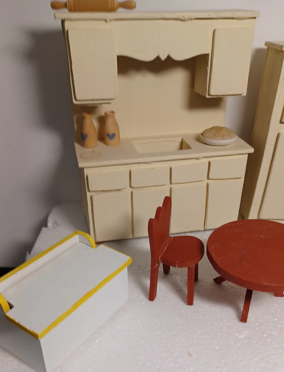 Balsa wood cheap dollhouse furniture