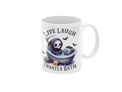 Lustiger Live Lachen Toaster Bad 11 Unzen Keramiktasse