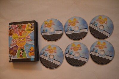 Disney Program CD DVD セット RARE Disney Fun-For-All Super Game Pack Educational Activity CD