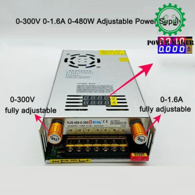 480W 300V 1.6A Adjustable DC Power Supply Current limiting Power Unit Transforme